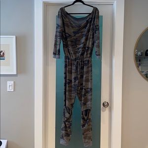 camouflage jumpsuit